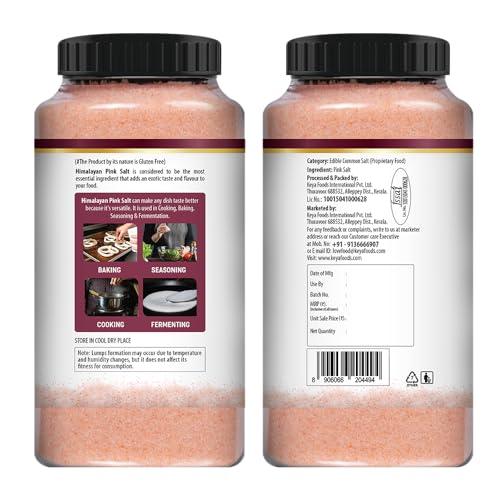 KEYA Keya Himalayan Pink Salt 1.5kg | Mineral rich Salt for Healthy Cooking | Sendha Namak for Healthy Life | Mineral Rich Salt | Low Sodium | Packed with 84 Minerals
