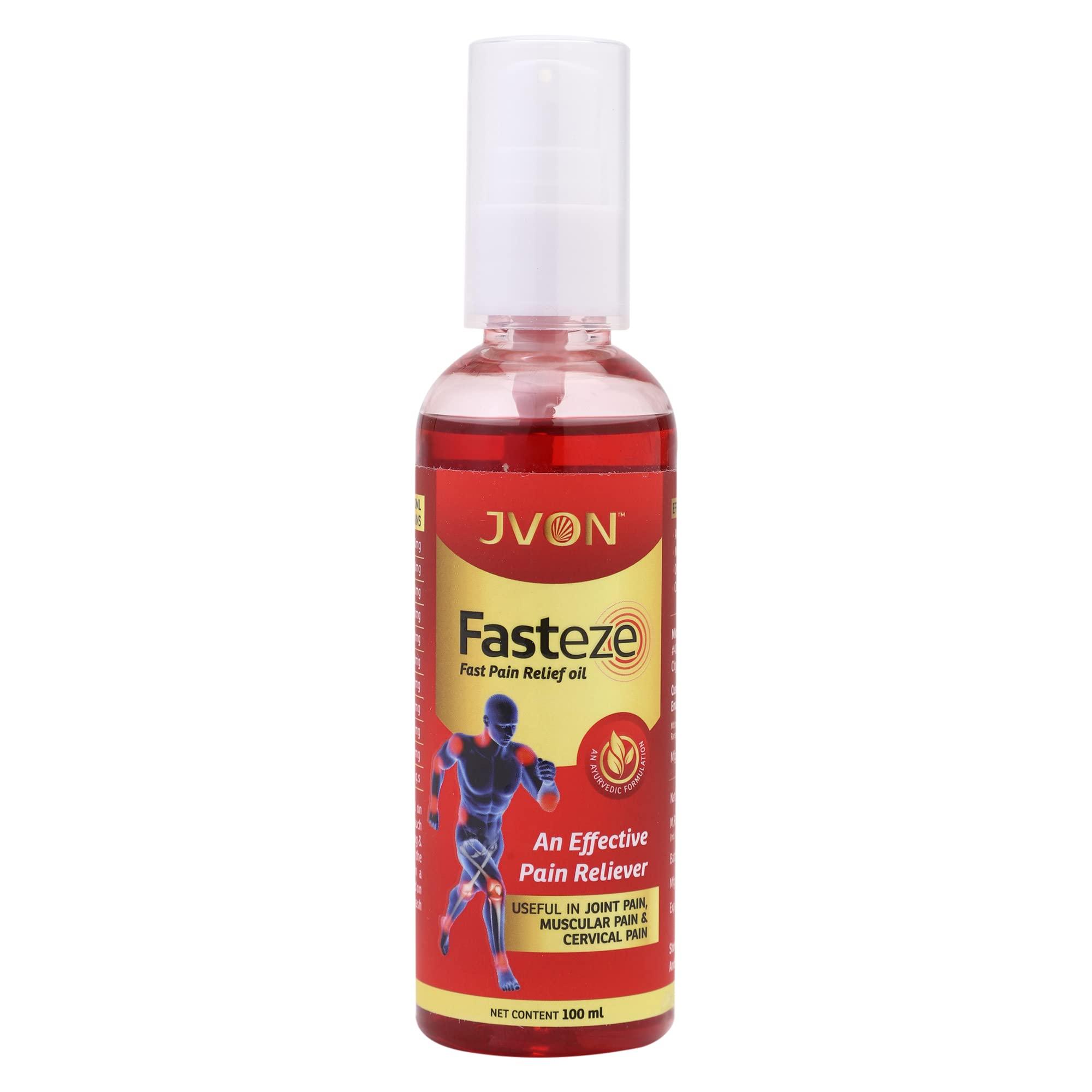 JVON JVON Fasteze Fast Pain Releif Oil an Effective Pain Reliever Useful in Joint Pain.-100 ml.