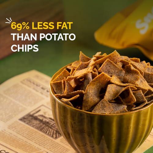 Snackible MU(N)CH BETTER Snackible MU(N) CH BETTER Peri Peri Ragi Chips-55Gm (Pack Of 3)