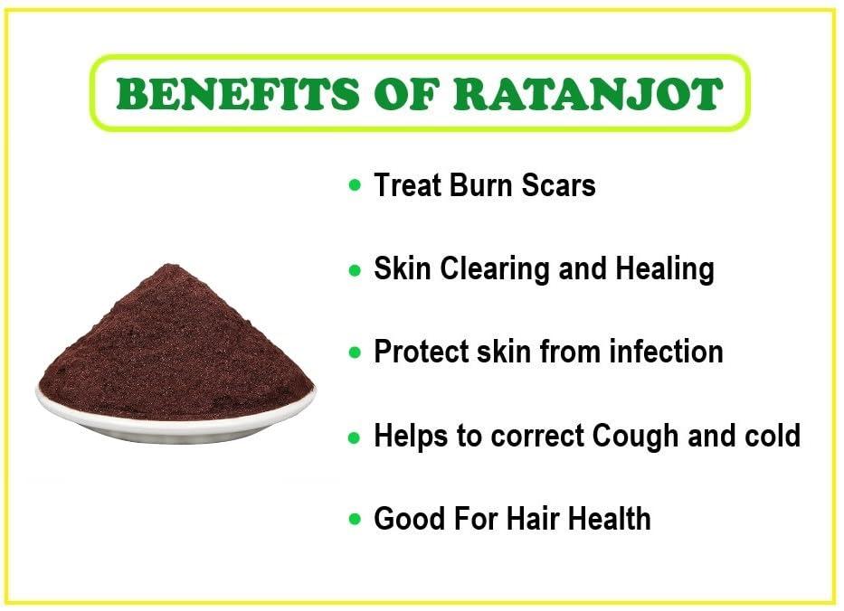 3V PRODUCTS 3V PRODUCTS Ratanjot Powder 50g | Alkanet Root | Vembalam Pattai | Laljadi | Alkanna Tinctoria (Pack of 1)
