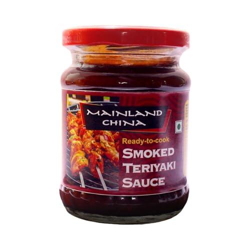 Mainland China Mainland China Smoked Teriyaki Sauce | Culinary Sauce | Japanese Style Teriyaki Sauce | Ready To Cook Sauce | No Artificial Colour Or Flavour Added | Bring Mainland China Taste At Home | 100% Vegan Sauce | Delicious Sauce Bottle | Chinese Test Made i