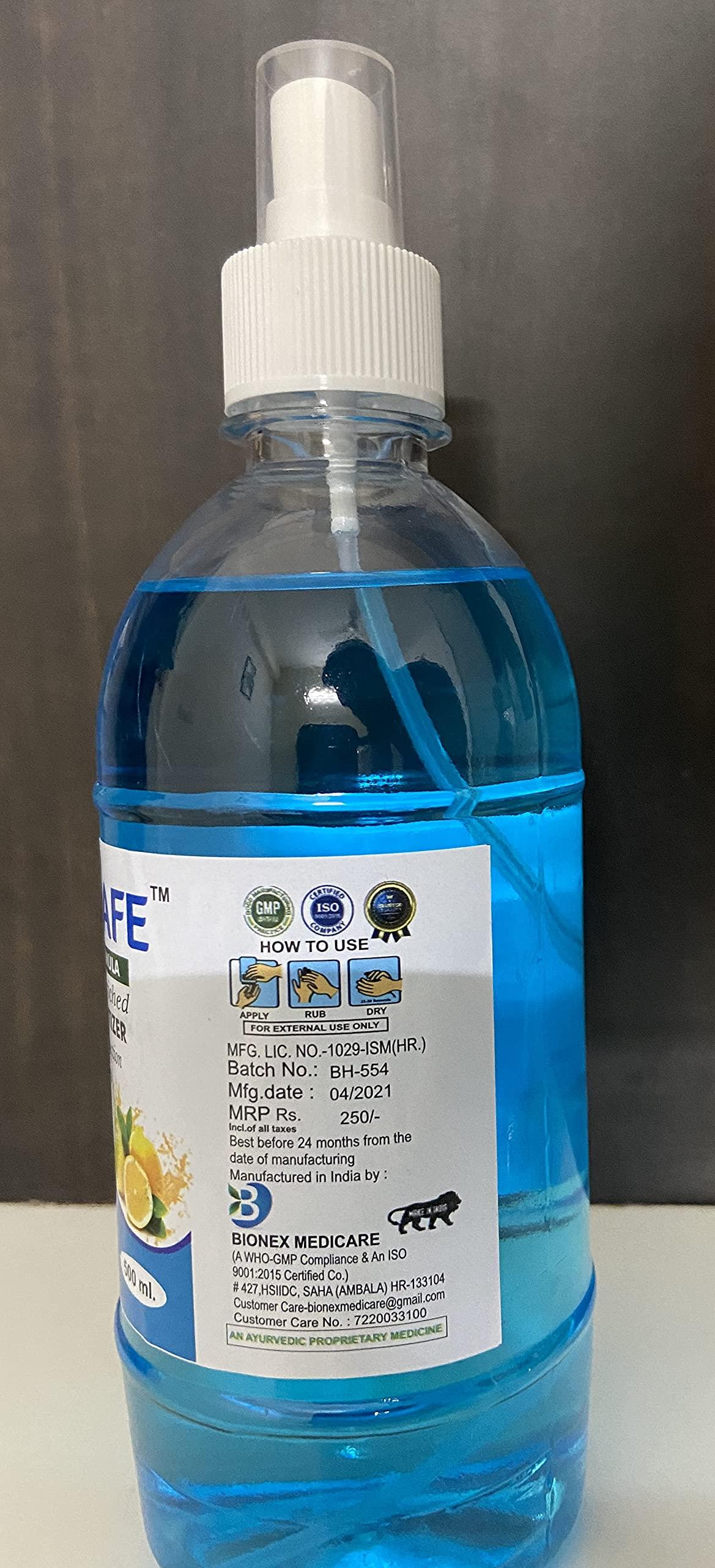 NavaFresh Basics Bio-Safe Hand Sanitizer (500ML) Spray