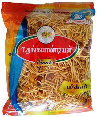 Thangapandiyan Thangapandiyan Thoothukudi Big Mixture (250 GM) + Thangapandian Omapodi (250 GM) + KS Karthik Kadalai Mittai (250GM) - 750 Grams