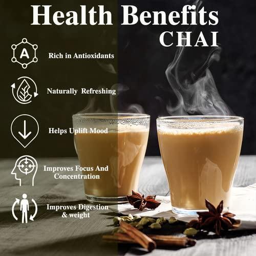 TEACURRY TEACURRY Amruttulya Chai (200 Grams, 100 Cups) - Amruttulya Tea for Energy and Digestion - 100% Natural Tea with Real Spices | Refreshing & Tasteful Flavor Amruttulya Masala Chai Tea