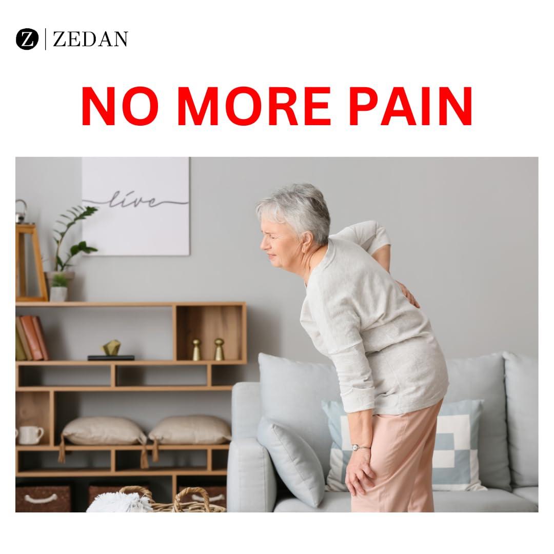 ZEDAN ZEDAN Neoprene Posture Corrector Back Support Belt|For Shoulder Support,Back Pain Relief,Back Straightener Brace|For Spine & Body Posture Correction,Clavicle Support|For Men & Women (Full, One Size)