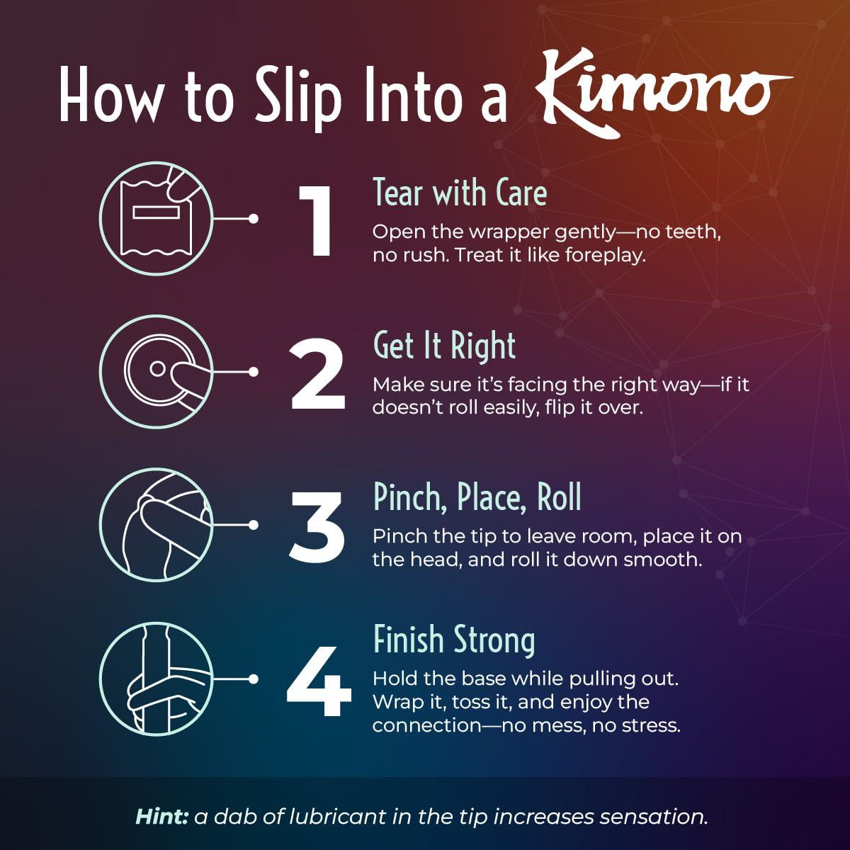 Kimono Mayer Laboratories Kimono MicroThin Condoms, Large Size 12 CT