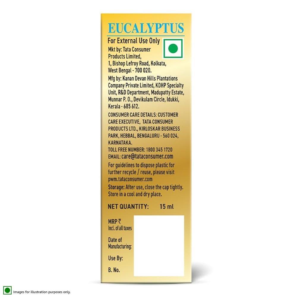 Kanan Devan Kanan Devan Essential Oil, A TATA Product, Eucalyptus, Pure & Natural, 15ml