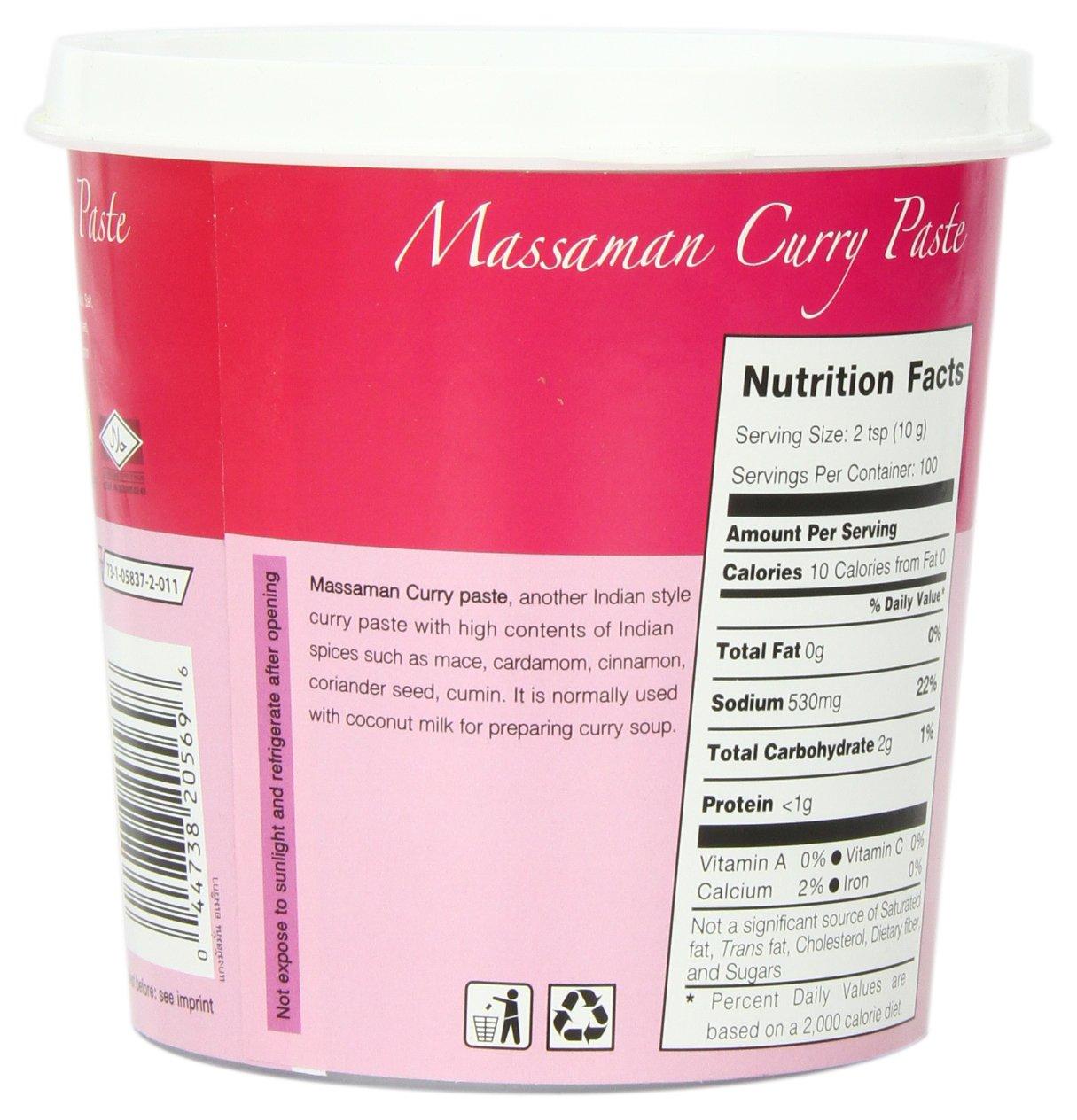 Mae Ploy Mae Ploy Massaman Curry Paste, 35.27 oz / 2.2 lbs / 1 Kg