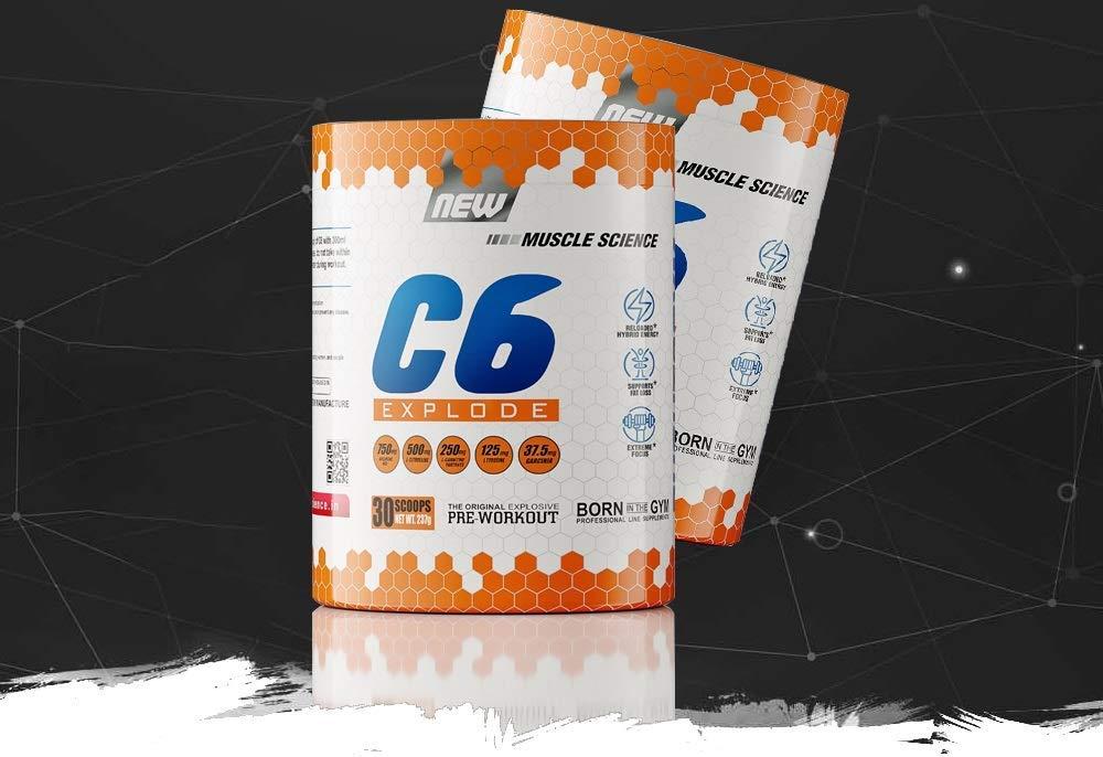 MUSCLE SCIENCE Muscle Science C-6 Ultra Concentrated Pre-Workout 30 Servings(Watermelon)