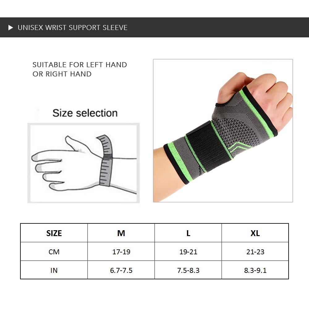 AIXING Wrist Support Sleeve Half-Finger Wrist Band Wrist Palm Support ce Wrist Sleeve for Men Women
