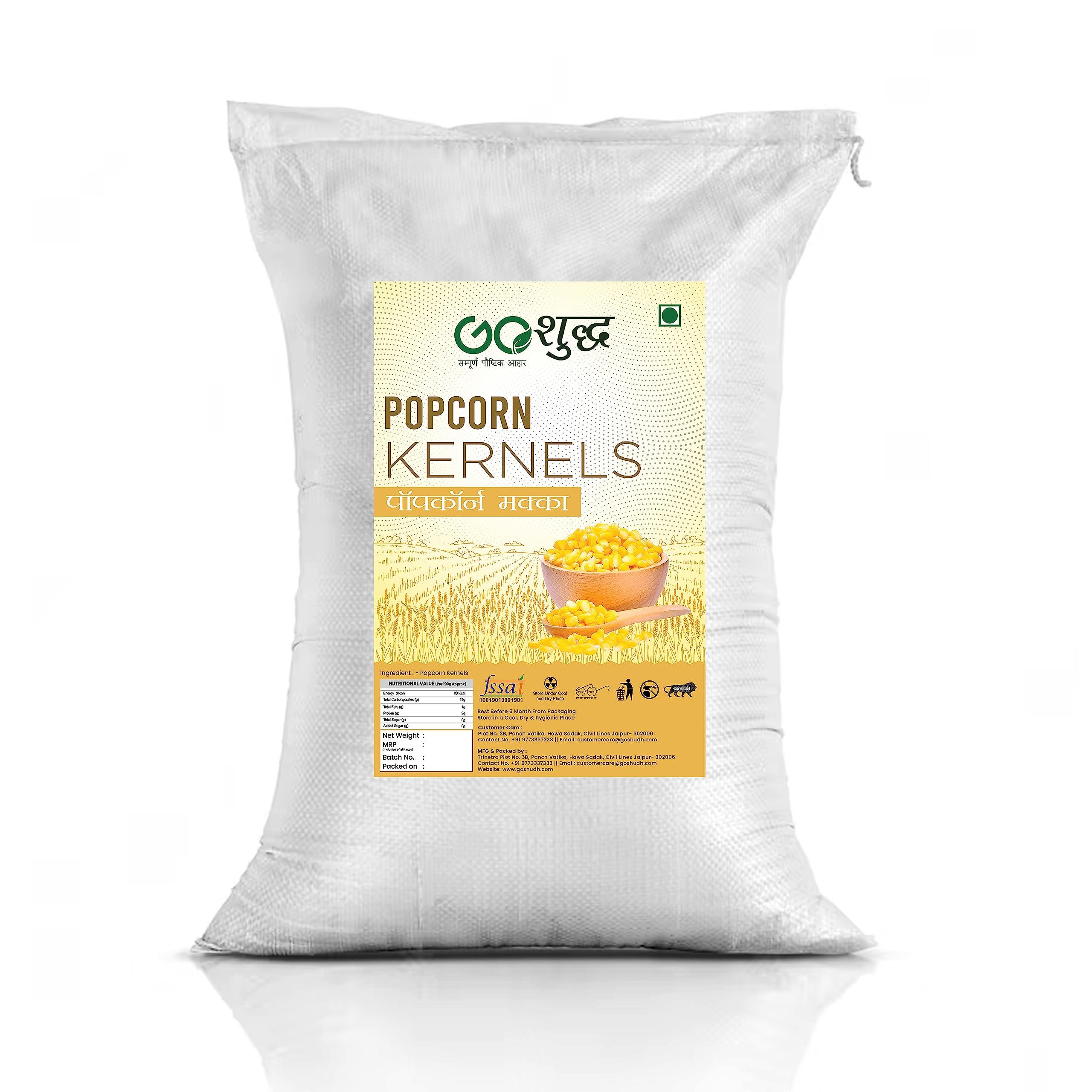 Goshudh-FREEDOM FROM ADULTERATION Goshudh Popcorn Kernels (Maize/Makka)- 5Kg Pack