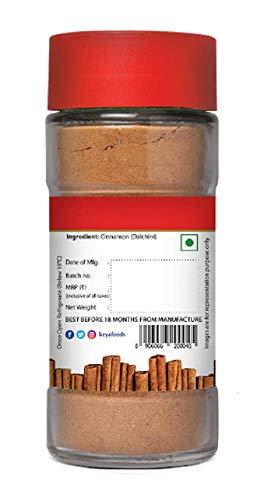 KEYA Keya Srilankan Cinnamon Powder | Dalchini Powder | 100% Organic Ceylon Cinnamon | Sourced from Sri Lanka | 50g & Keya Black Pepper Grinder, Black Pepper Mill 50gm