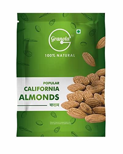 Granola Granola Popular California Almonds 1kg Dried | Premium Badam Giri | High in Fiber & Boost Immunity | Real Nuts | Gluten Free & Zero Cholesterol