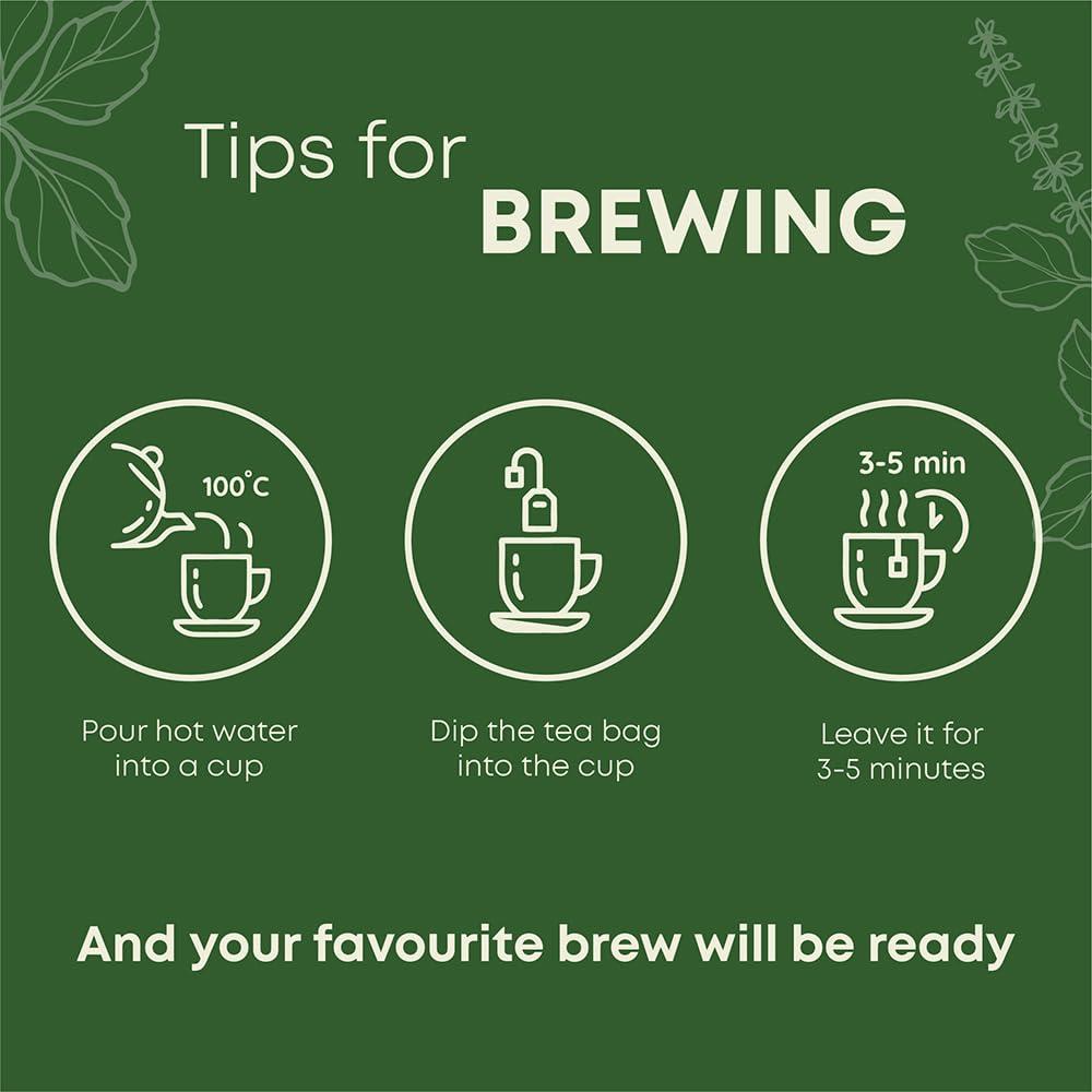 Shivamastu Shivamastu Ayurveda Respire Herbal Tea for Digestive and Respiratory Wellness- Tasty, Sugar Free, Caffeine Free and Vegan - 20 Pyramind Tea Bags (Pack of 1)