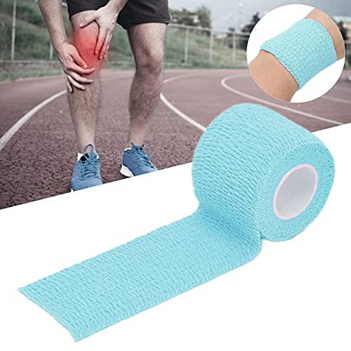 Sojare Elastic Self Adherent Bandage, Reduce Swelling Thin Adhesive Wrap Tape for Wrist for Ankle(blue)