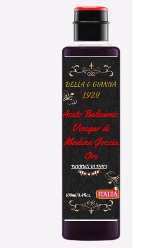Bakefat India Bella & Gianna Aged Aceto Balsamic Vinegar di Modena-100ml-Italy Origin