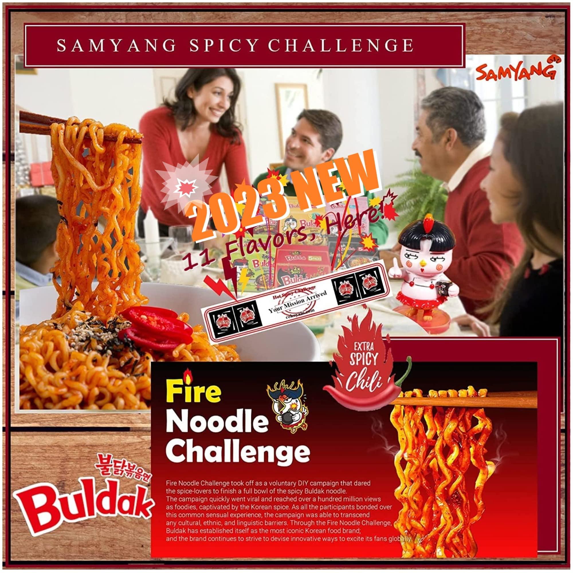 COKOYAM COKOYAM Samyang Spicy Hot Chicken 11 Flavors Combo-Buldak Ramen 11 Packs,1.62 Kilograms