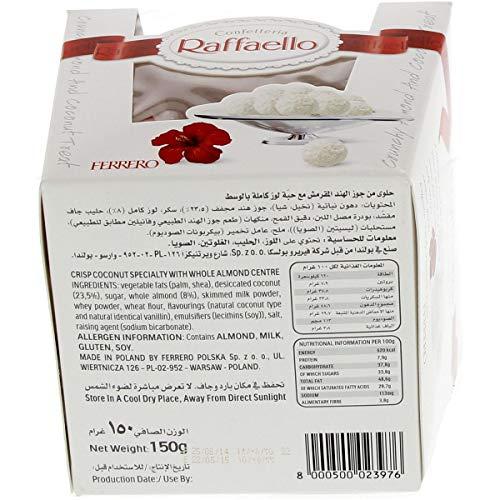 Ferrero Ferrero Confetteria Raffaello T15, 150 G (Raffaello) - Crisp Coconut, 30 G