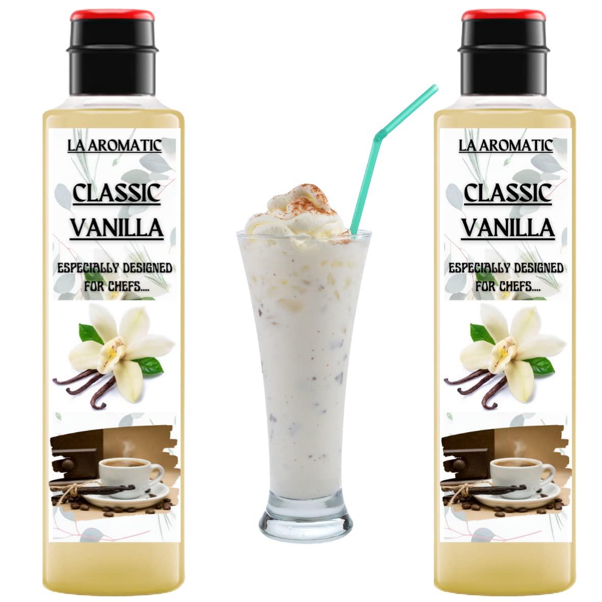 Aromatic La Aromatic All Exotic Coffee Syrups Combo of 5 flavours (Hazelnut,Vanilla,Irish Cream,Caramel,Coffee Mocha)-200ml Each