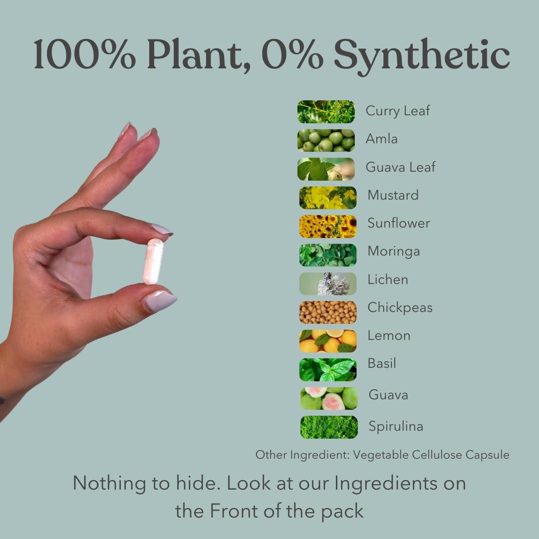 Earthful Earthful Multivitamin Combo pack for Women & Men - For Improved Immunity, Skin, Hair & Bone Health, 100% Natural, Herbs, 30 Day Pack Each Bottle (60 Capsules)