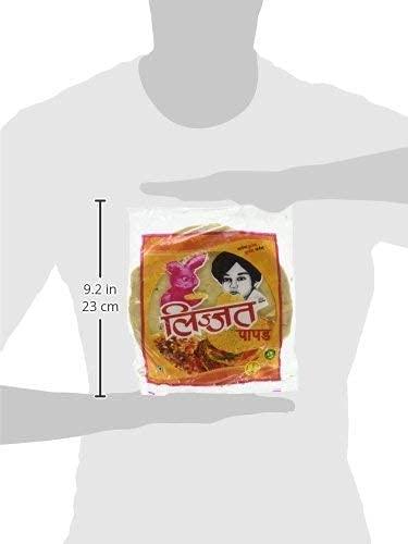 Kten SINCE 1984 TASTY FOOD... HEALTHY MOOD! Lijjat Udad Papad 200 gm And Gowardhan Pure Cow Ghee 500 ml Jar/Box