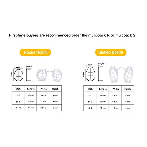 RYAP Invisible Nasal Filter Ultra-Breathable Nasal Nasal Nose Plugs for Smells with Mini-HEPA Air Filtration from Pollen Dust Small + Medium + Large Narrow Shape