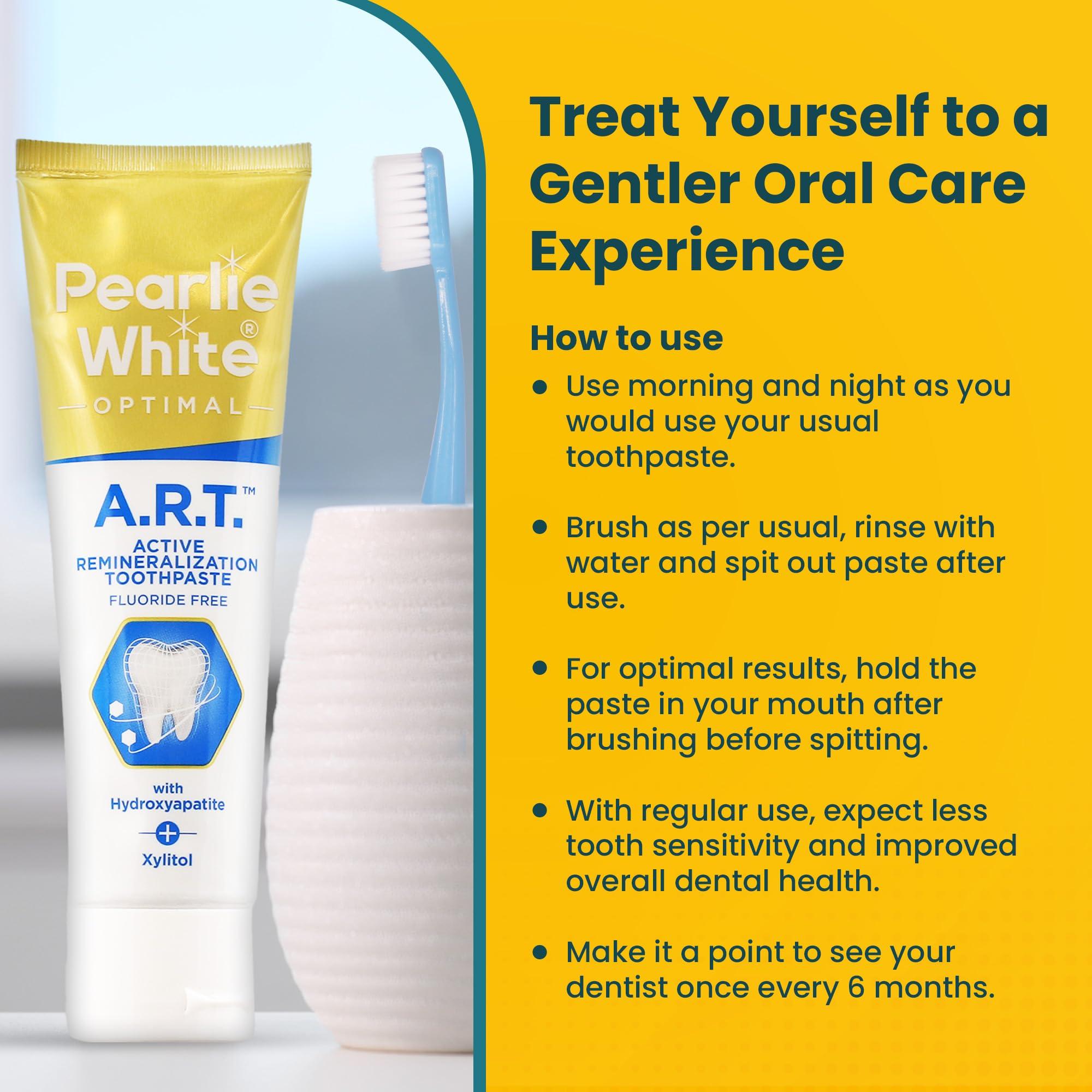 Pearlie White Pearlie White Active Remineralization Toothpaste - Fluoride Free (3.8oz) 110gm