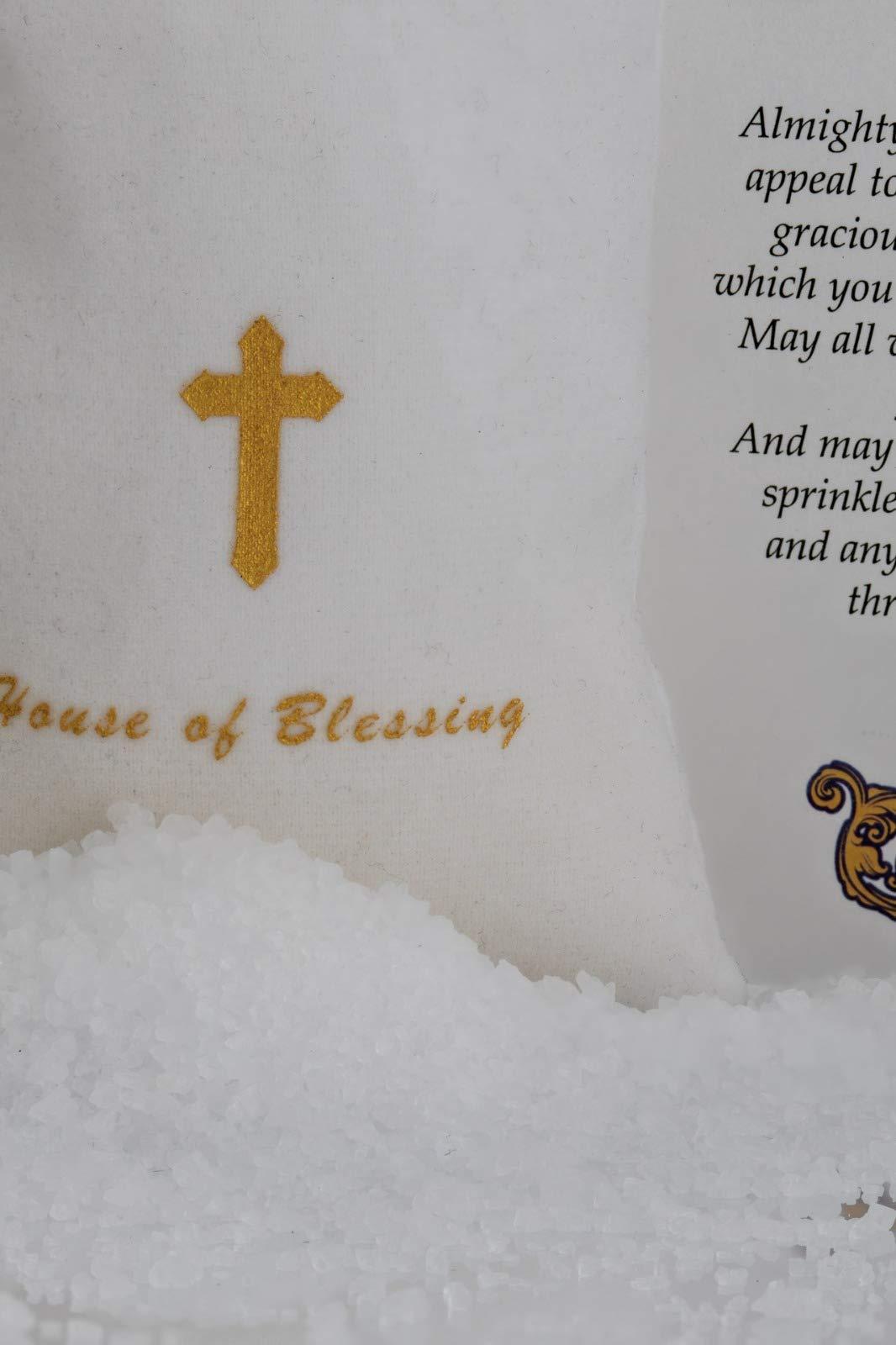 House of Blessing Blessing Salt from The Dead Sea with a Blessing Card (5.3 ounces/150gr)