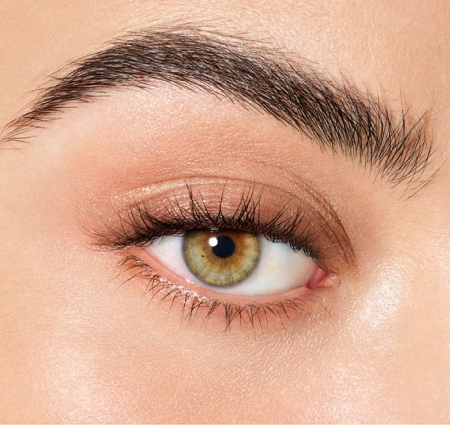 Aqua Lens Aqua Lens Monthly Disposable Cosmetic Walnut Brown Colored Contact Lens With 30 ml. Solution & Lens Case (Walnut Brown)