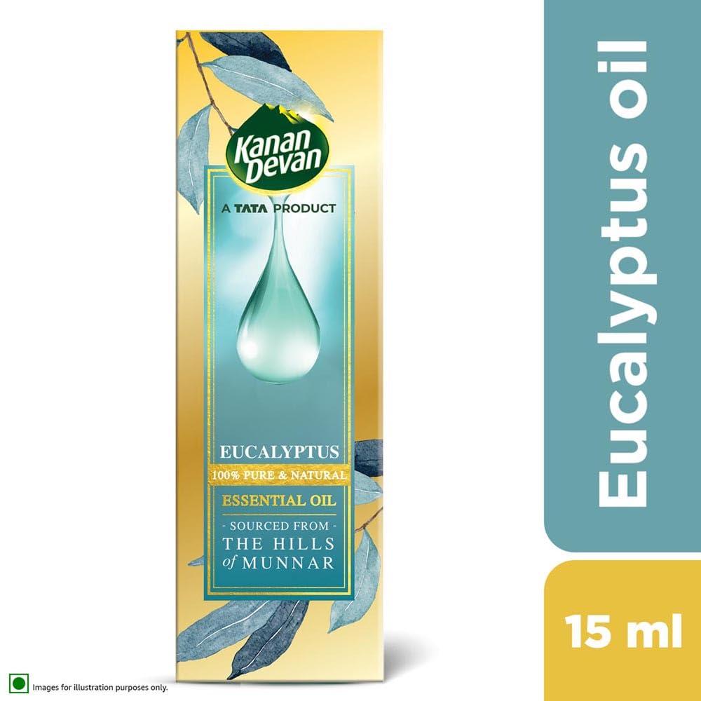 Kanan Devan Kanan Devan Essential Oil, A TATA Product, Eucalyptus, Pure & Natural, 15ml
