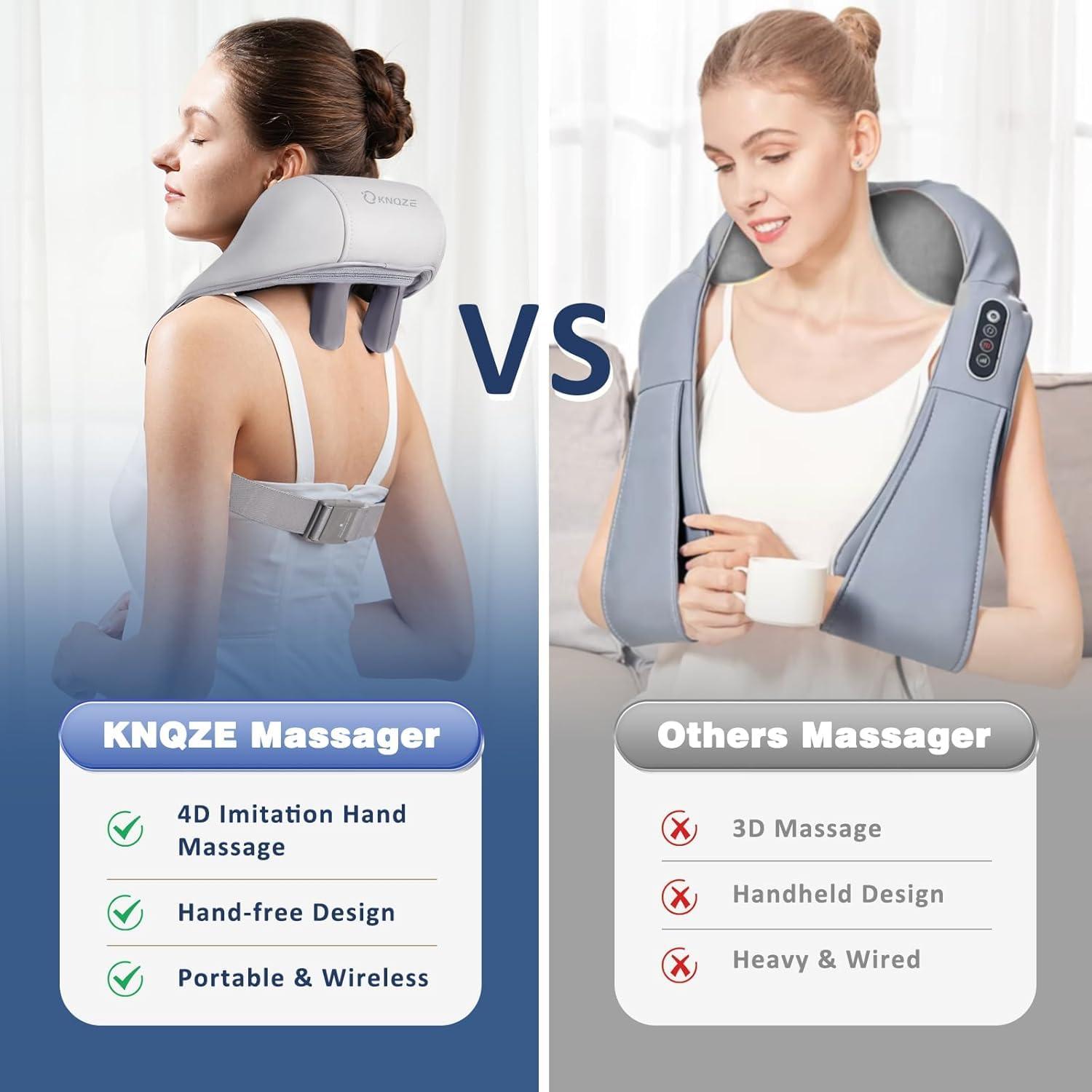SELLASTIC SELLASTIC Neck and Back Massager, Neck Massager with Heating, Body Massager for Body Aches and Pains Relief, Electric 5D Cervical Neck Massage Machine for Deep Tissue Neck, Back, Shoulders, Waist and Legs - 6 Month Warranty