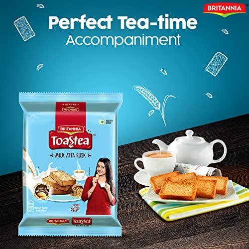 Britannia Rusk Britannia Toastea Milk Rusk Toast, 182g / 200g (Weight May Vary)