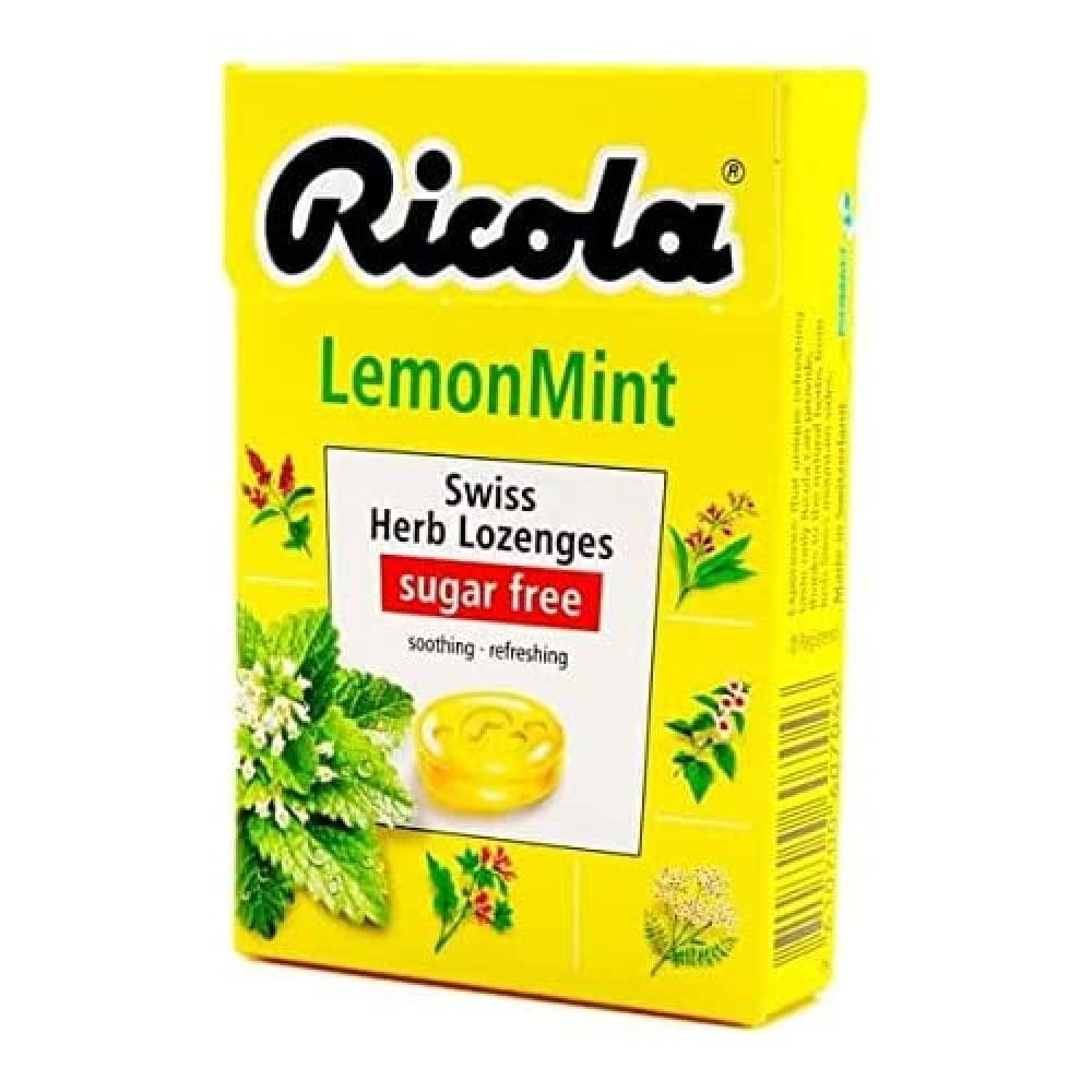 Ricola Ricola 45g Sugar Free Lemon Mint Herb Drops