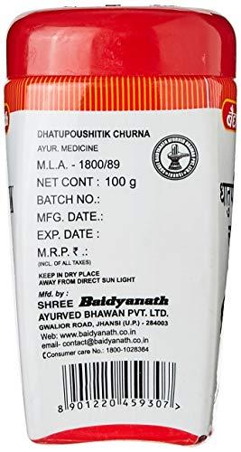 Baidyanath Baidyanath Jhansi Dhatupaushtik Churna - 100 Gm, Pack of 2