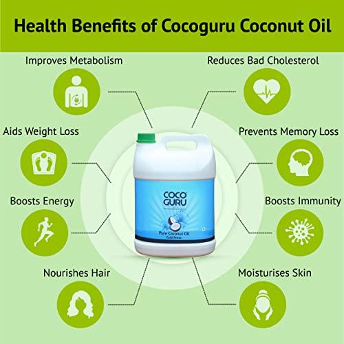 Cocoguru Cocoguru Cold Pressed Coconut Oil - Pouch 1 Litre