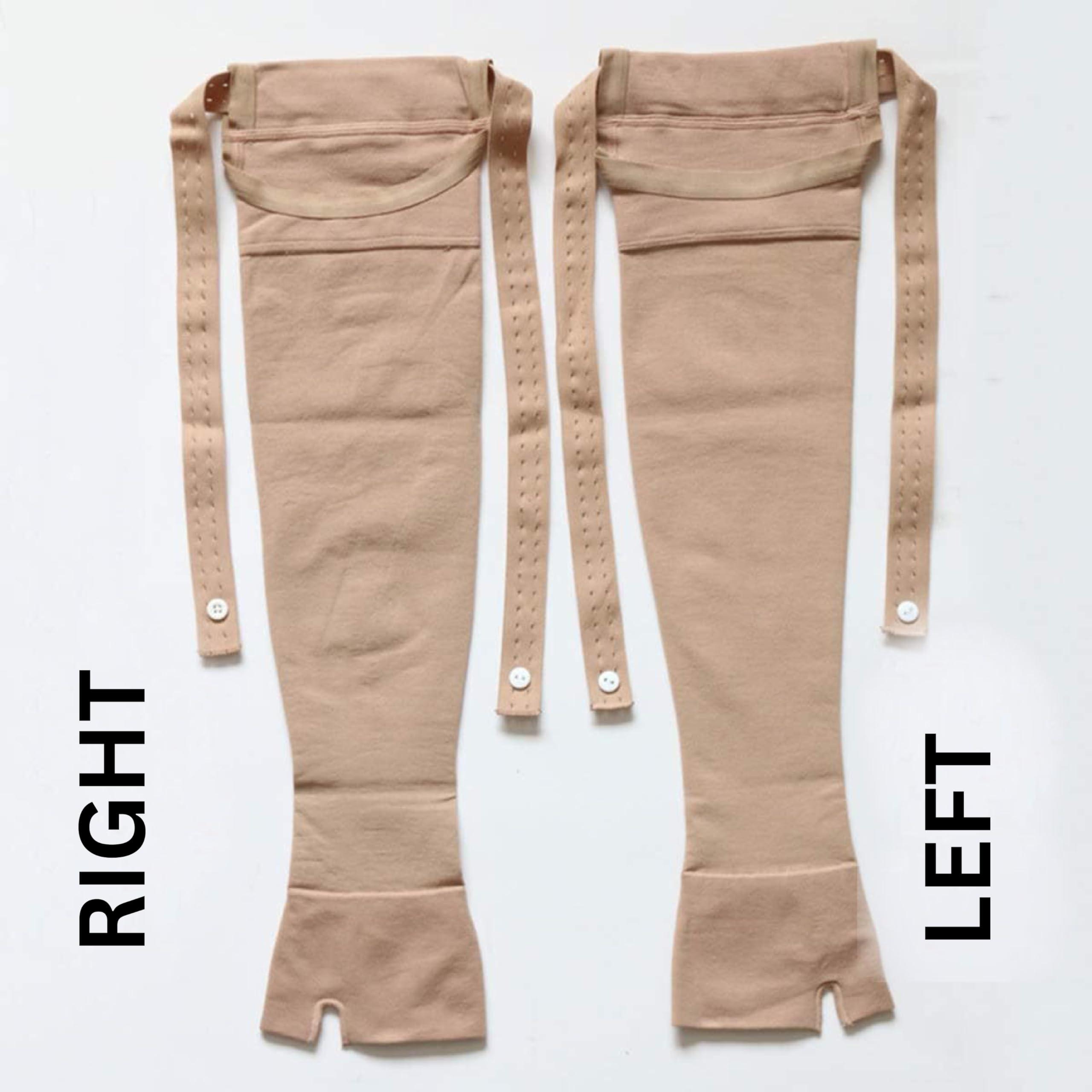 EZYFIT EZYFIT Medical Compression Arm Sleeves with Shoulder Strap and Support for Lymphedema | Graduated Compression - 20-30 mm/Hg | Post Mastectomy Sleeve for Lymphedema (LEFT HAND, EXTRA LARGE)