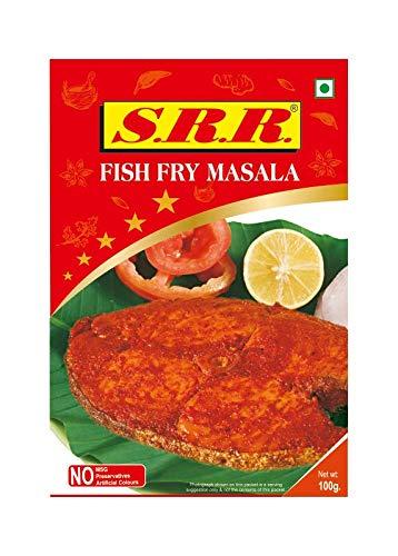 SRR SRR 2 Fish Curry and 2 Fish Fry Masala 100 Grams Each All Natural No Artificial Flavors