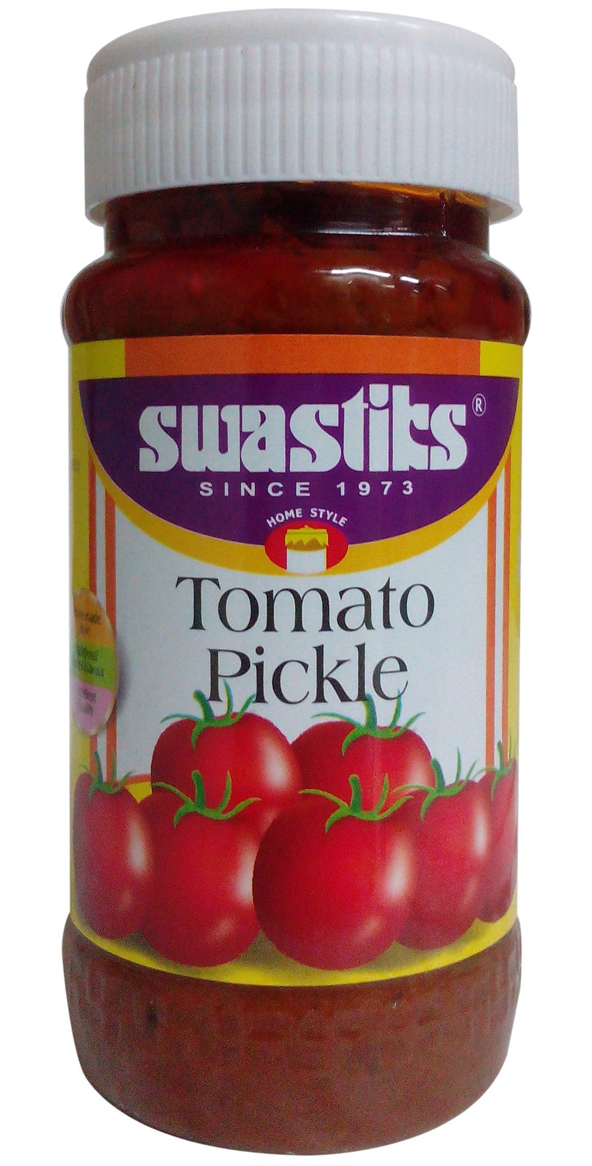 Swastiks Swastiks Pickle - Tomato Pickle 300g Jar | Home Made Style Pickle