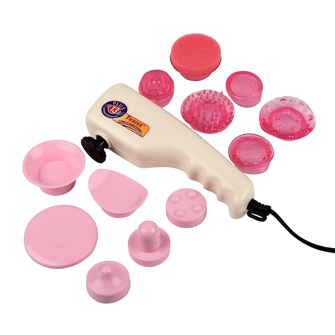 THRIVE Thrive Proffesional Magnetic 13in1 Body Massager(13 PLUS) -EASY TO OPERATE-HEAVY-DUTY MOTOR-RELIABLE FEATURES-DUAL OPERATION-By Tree Fit