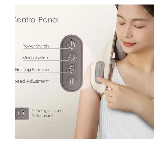 ASTIKAYA ASTIKAYA Neck and Shoulder Massager with Heat, Neck Massager, Shiatsu Neck and Back Massager with Heat Electric Shoulder Massagers, Deep 6D Kneading Massager Machine