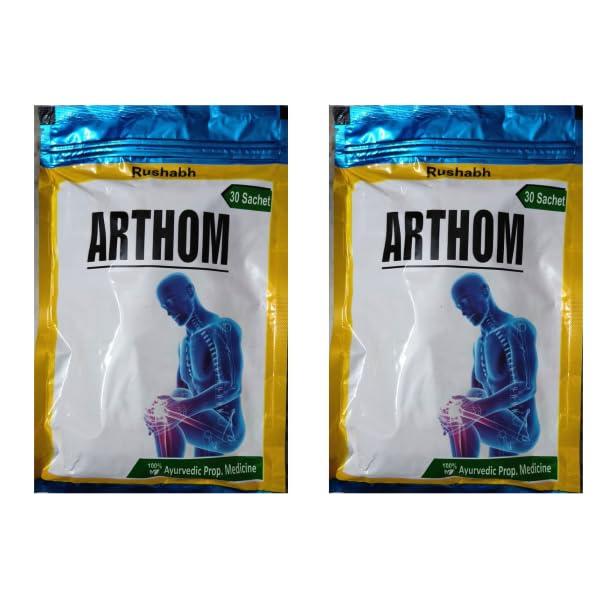 RUSHABH RUSHABH GAHARWAR Arthom ayurvedic churna (pack of 2) 30 sachets each total 60 sachets