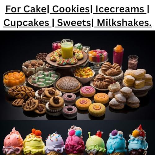 PAPILON FOOD FLAVOURS & COLOURS PAPILON FOOD FLAVOURS & COLOURS Shades Of Liquid Food Color (20 Ml X 7 Bottle)