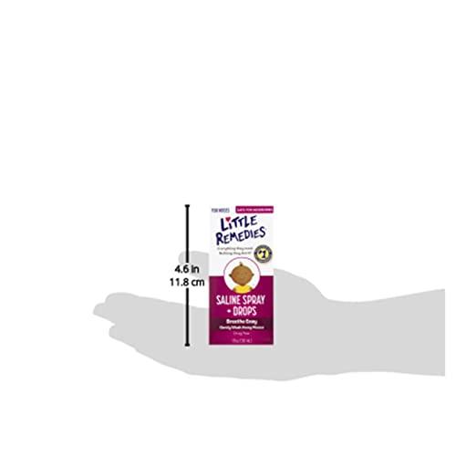 Little Remedies Little Remedies Little Noses Saline Spray Drops - 1 Fl Oz (Pack Of 2)
