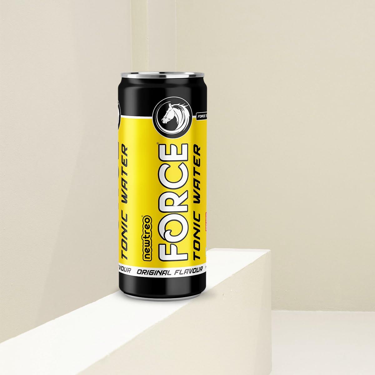 Newtreo Newtreo Tonic Water | Strong Quinine | Indian Tonic | Original Flavour | Pack of 6 x 250ml cans | 100% Recyclable cans