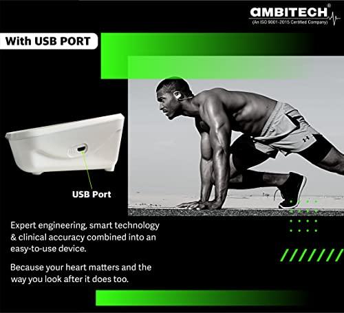 AMBITECH AmbiTech Fully Automatic Digital Blood Pressure Monitor With USB Port and AmbiTech Digital Thermometer (Made in India) (2 Year Warranty)