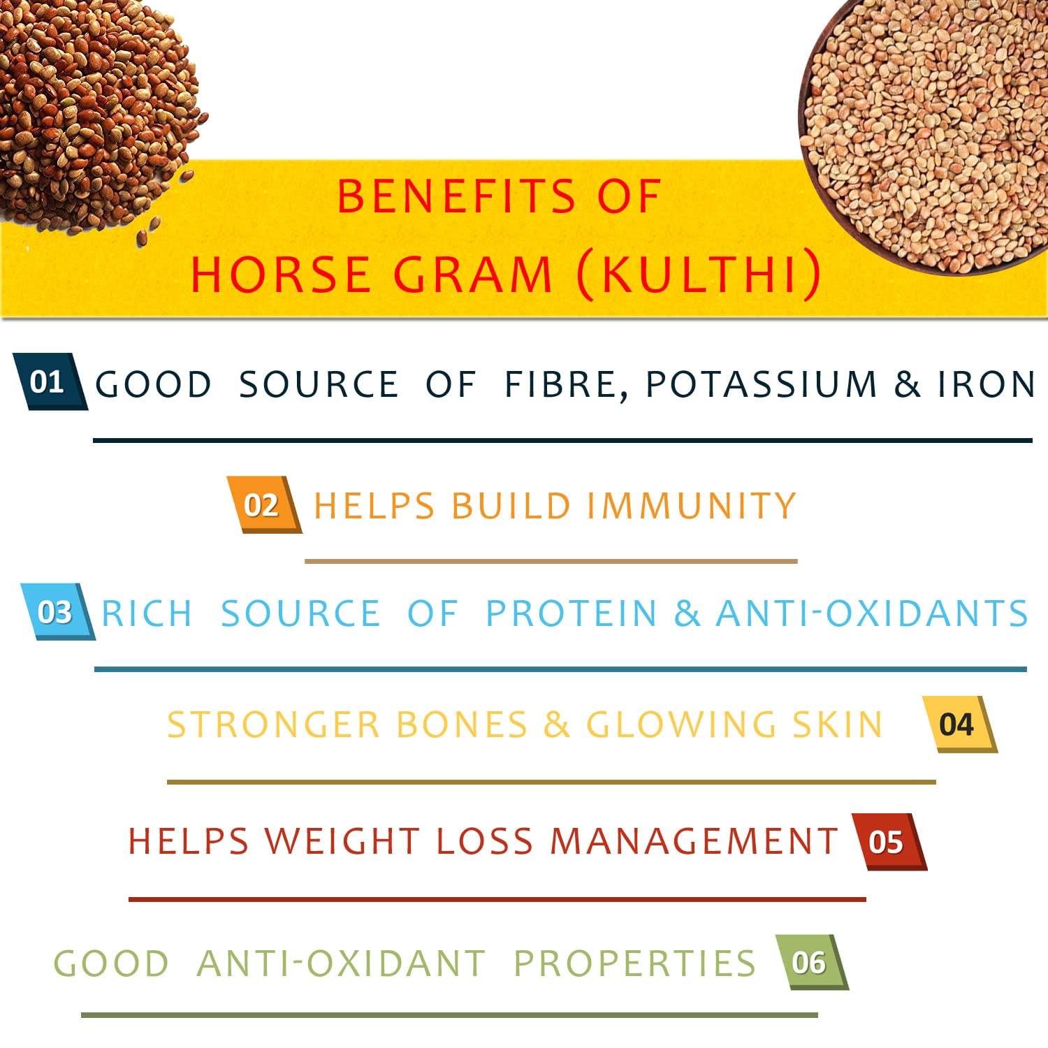 Kush Gold Kush Gold White Horse Gram Seeds/Kulthi Dal/Kollu/Kulith/Ulavalu (500g Pack)