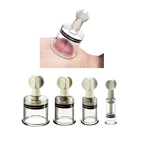 ACi ACi 6 Pcs Anti Cellulite Vacuum Cup Vacuum Rotary Cupping Rotating Cupping Set Magnet Massage Hand-Type Magnetic Therapy Cupping Device - Remove Toxins, Increase Circulation Massager
