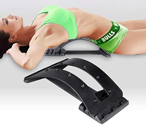 Gitesh Gitesh Multi-Level Back Stretcher for Back Pain Relief with Back Support Mate Magic Back Stretching Massage