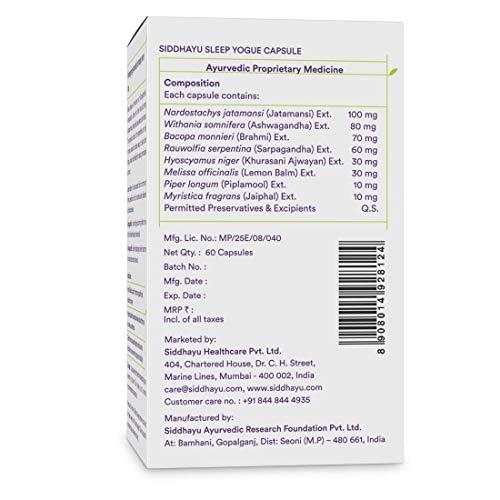 SIDDHAYU Siddhayu Sleep And Stress Care Kit (From the house of Baidyanath) | Sleep Yogue 60 Capsule X 1 | Winostress 60 Capsule X 1