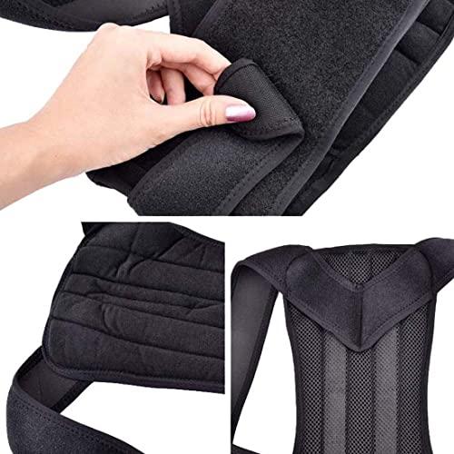 ELEBAE ELEBAE Unisex - Lumbar Support Plus Size Back Support Medical Double New Fully Adjustable Back Brace for Posture Correction and Back Pain Support (X-LARGE)
